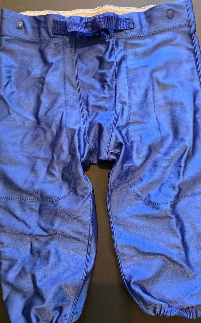 Alleson Athletic Youth Dazzle Royal Blue Football Pants Size 2XL